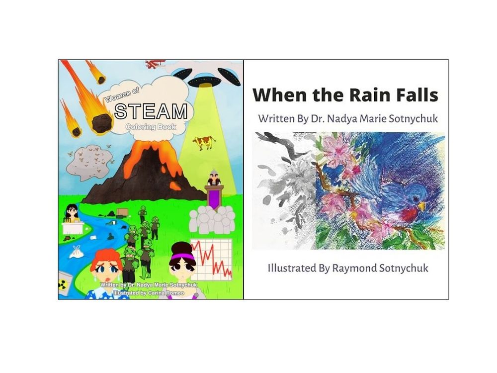 2 Signed Books Bundle (Coloring Book + Children's Book) + free Bookmark!
